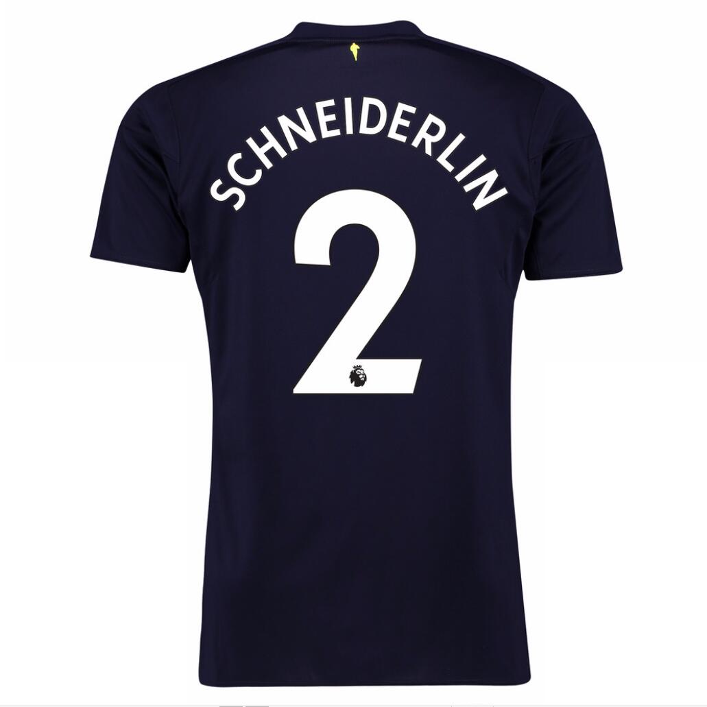 Camiseta Everton Tercera equipación Schneiderlin 2017-2018